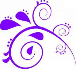 Purple Swirl Paisley Clip Art at Clker.com - vector clip art online ...