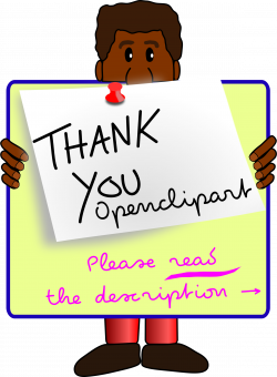 Clipart - The GʊGʊ-team is saying thank you to Openclipart