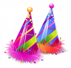 happy birthday png | Happy Birthday Party Hats Transparent PNG ...