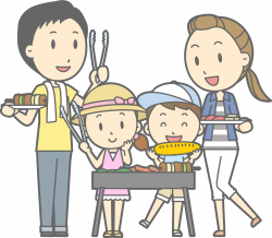 Clipart - Family Barbecue (#2)