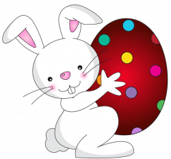 White Easter Bunny Transparent PNG Clip Art Image | Transparent ...