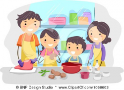 Clipart Family Cooking Together - | Clipart | Cooking ...