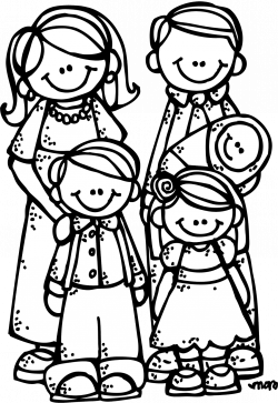 28+ Collection of Black And White Family Clipart | High quality ...