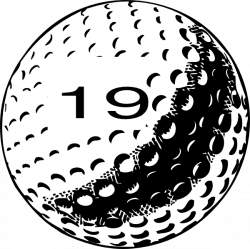 Golf Ball Number 19 Clip Art at Clker.com - vector clip art online ...