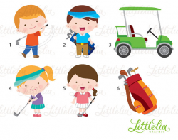 Golf clipart - playing golf clipart - 15105 | Products ...