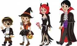 Halloween clip art family - 15 clip arts for free download ...