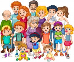 Extended family Clip art - Family cartoon 800*675 transprent Png ...