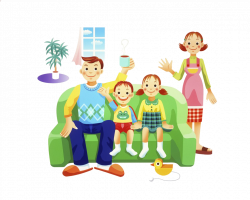 Happiness Cartoon Clip art - Happy family 1024*820 transprent Png ...