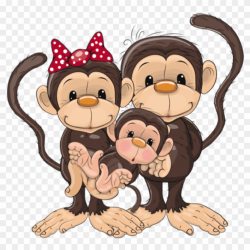 Free Png Download Monkey Family Monkeys Pinterest Baby ...