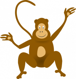 Happy Monkey Clip Art at Clker.com - vector clip art online, royalty ...