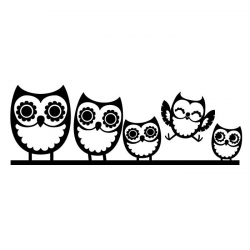 Owl Family Wall Decal - Cozy - ClipArt Best - ClipArt Best ...
