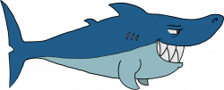 Shark Cartoon - Blueridge Wallpapers
