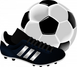 Soccer Ball And Shoe Clip Art at Clker.com - vector clip art online ...