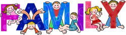 Family Kids - Text Clip Art – Prawny Clipart Cartoons ...