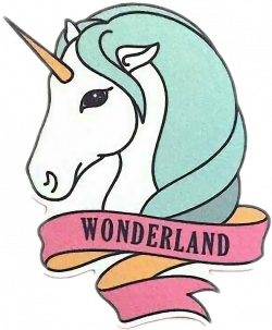 tumblr unicorn - Sticker by Maria Eduarda Santana