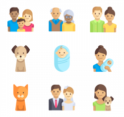 Family Icons - 1,237 free vector icons