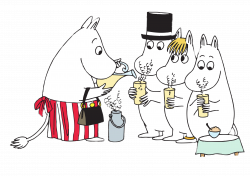 Moomin Family Walking transparent PNG - StickPNG