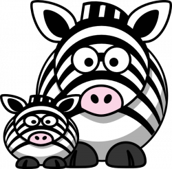 Zebra Mom Clip Art at Clker.com - vector clip art online, royalty ...