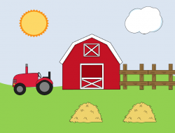 Farm Scene Clipart