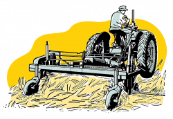 Drawing Agriculture Royalty-free Tractor Clip art - Hand drawn land ...