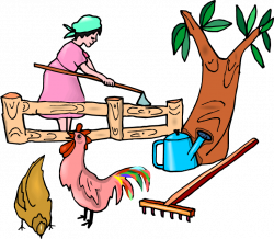 Chicken Farmer Agriculture Clip art - Rural women with illustrations ...