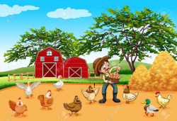 Poultry Farming Clipart