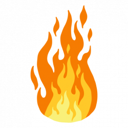 Fire flame clipart - Transparent PNG & SVG vector