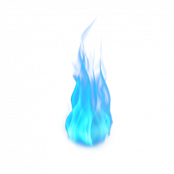 fire blue flames lit colored 3d...