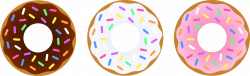 Clip art donut with sprinkles clipart - WikiClipArt