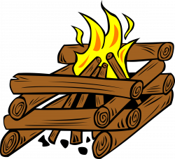 Clipart - Campfires and cooking cranes