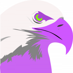 Purple Eagle Clip Art at Clker.com - vector clip art online, royalty ...