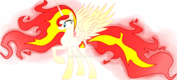 Fire Element Pony, No Sparkles by Nyxcatti on DeviantArt