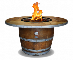 Vin de Flame – Authentic Living:. – Wine Barrel Fire Pits
