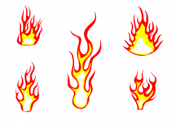 5 Fire Flame Clipart (PNG Transparent) | OnlyGFX.com