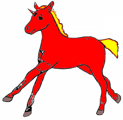 Clipart - Firehorse Foal