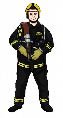 Fireman cute firefighter clipart free clipart images image 2 - Clipartix