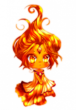 Flame Princess by Bubble-Crown on DeviantArt
