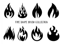 Fire Shapes Brush Collection - Free Photoshop Brushes at ...