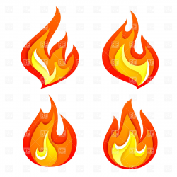 Fire Hot Deal Icon Simple Symbolic Or Flame Backgrounds ...