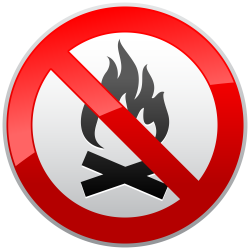 No Fire Prohibition Sign PNG Clipart - Best WEB Clipart