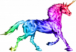 unicorn fire rainbow colorful magic...