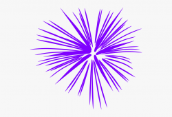 Purple Fireworks Clip Art - Transparent Background Fireworks ...