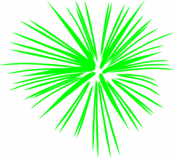 Green Fireworks Clip Art at Clker.com - vector clip art online ...