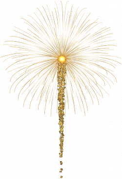 Gold Fireworks for Dark Images PNG Clip Art | Gallery Yopriceville ...