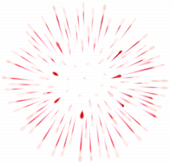 Firework Red White Transparent Clip Art Image | Gallery ...