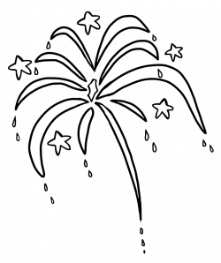28+ Collection of Line Drawing Of Fireworks | High quality, free ...