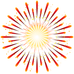 28+ Collection of Orange Fireworks Clipart | High quality, free ...