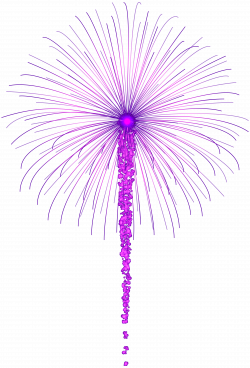 Purple Fireworks for Dark Images PNG Clip Art | Gallery ...