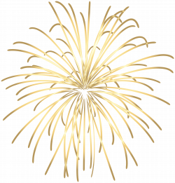 28+ Collection of Gold Fireworks Clipart | High quality, free ...