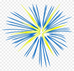 Fireworks Png Photo - Fireworks Clipart Blue And Yellow ...